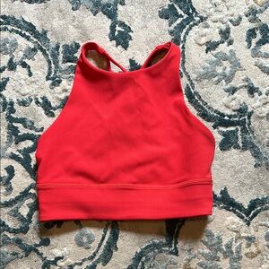 Lululemon Energy High Neck, Longline Ribbed Bra